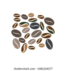 Coffee Beans Logo Template vector icon design - Shutterstock ID 1482144377