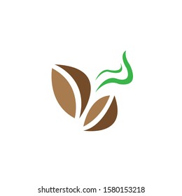 Coffee Beans Logo Template vector icon design - Vector