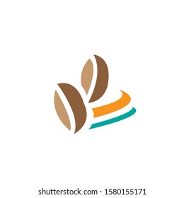 Coffee Beans Logo Template vector icon design - Vector