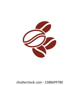 Coffee Beans Logo Template vector icon design