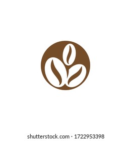 Coffee beans Logo Template vector icon illustration design