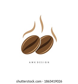 Coffee Beans Logo Template vector icon design