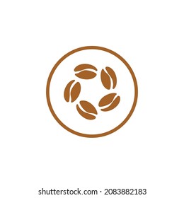 Coffee Beans Logo Template vector icon design