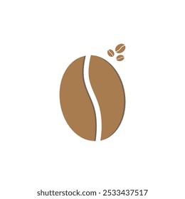 Café feijão Logo Modelo vetor ícone design