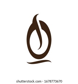 coffee beans logo vector illustration design