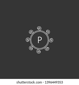 coffee beans logo. Vector coffee shop labels