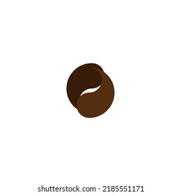 Coffee beans on white background