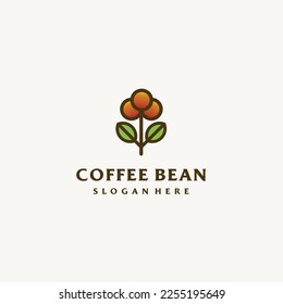 coffee beans organic, coffee shop logo design