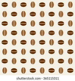 Coffee beans pattern