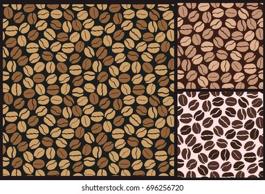coffee beans pattern