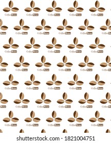 Coffee Beans Pattern Illustration Vector