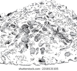 Coffee Beans pattern roasted background