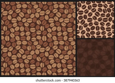 Coffee Beans Seamless Pattern