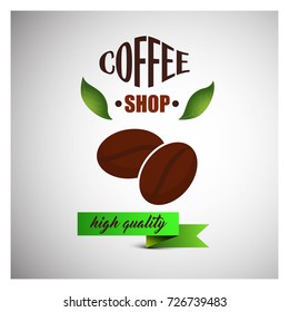 Coffee Beans. Coffee Shop