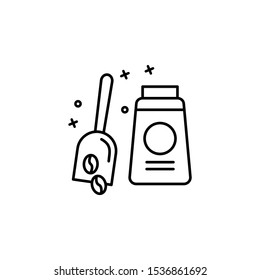 Coffee, beans, shop icon. Simple line, outline vector of coffee icons for ui and ux, website or mobile application