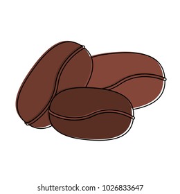 Coffee beans symbol