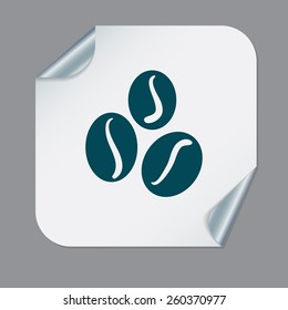 Coffee beans symbol.