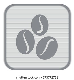 Coffee beans symbol.
