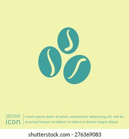 Coffee beans symbol.