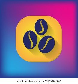 Coffee beans symbol.
