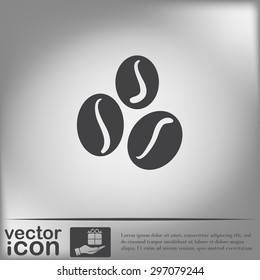 Coffee beans symbol.