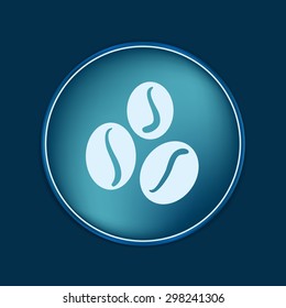 Coffee beans symbol.