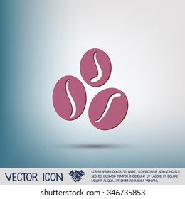 Coffee beans symbol.