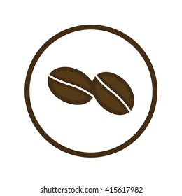 Coffee beans symbol.