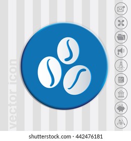 Coffee beans symbol.