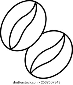 um ícone de textura de grãos de café