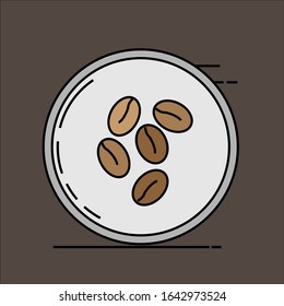 Coffee beans vector.
can be used as logos, symbols and icons
