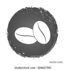 coffee beans vector icon