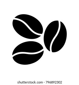 coffee beans vector icon