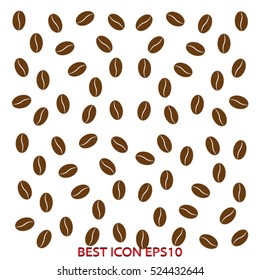coffee beans, vector icon, eps10