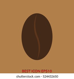 coffee beans, vector icon, eps10