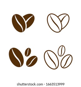 El café es un icono vectorial de diseño plano. Signo de cafeína.