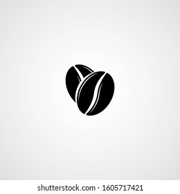 Coffee beans vector icon. Illustration for graphic and web design