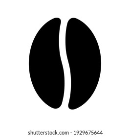 Coffee beans vector icon illustration