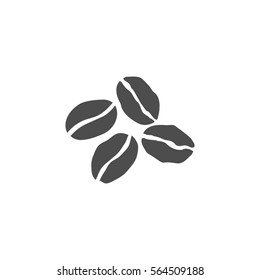 Coffee beans vector icon illustration