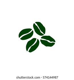 Coffee beans vector icon illustration