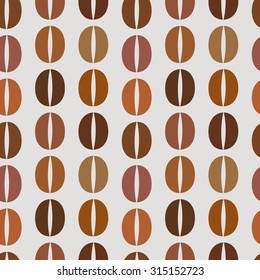 Coffee beans. Vector illustration