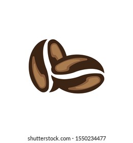 Coffee beans vector illustration. design icon
