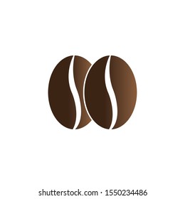 Coffee beans vector illustration. design icon
