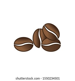 Coffee beans vector illustration. design icon
