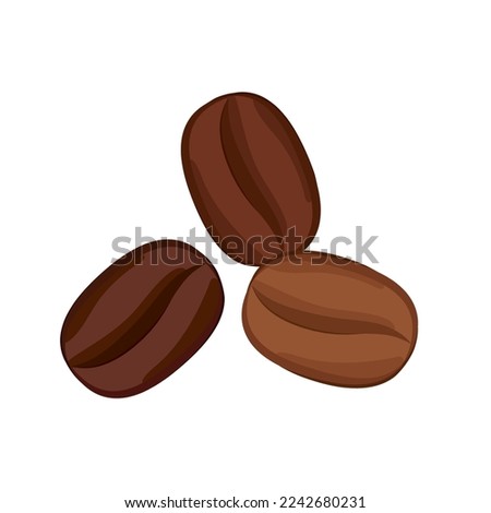 Coffee Beans, Coffee Beans Vector, Coffee Beans Illustration, Coffee Icon, Cafe Icon, Roasted Beans, Vector Illustration Background