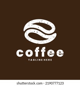 coffee beans vector logo illustration
