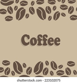 coffee beans and your design