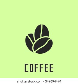 coffee beans.vector illustration.