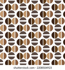 Coffee bens Pattern Design vector 