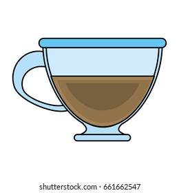 coffee beverage in glass cup  icon image 